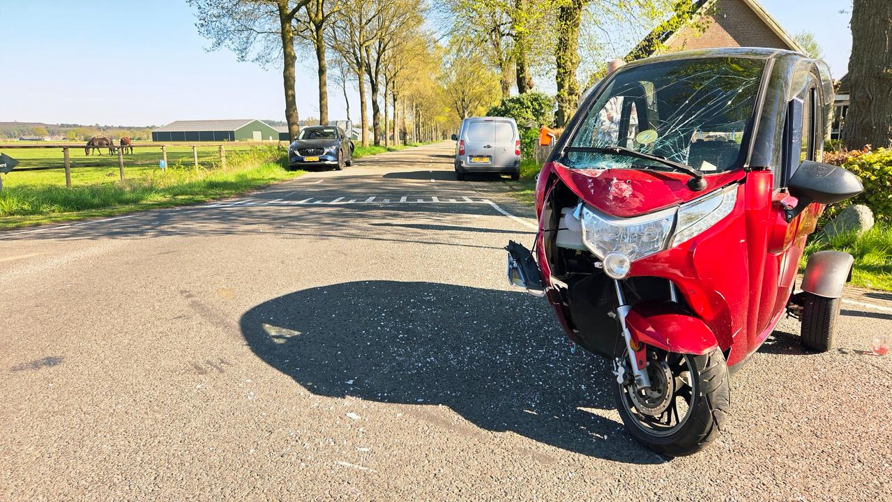 Ongeval met elektrische driewieler in Dalmsholte.