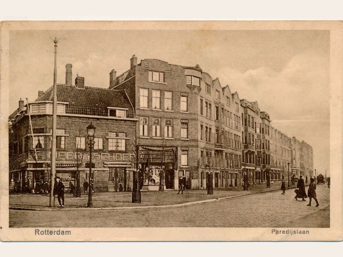 De Paradijslaan in Rotterdam-Crooswijk waar Rita Reys haar eerste elf levensjaren woonde.