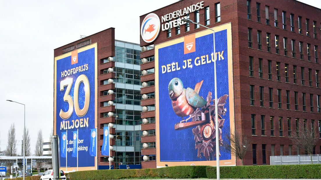 Het hoofdkantoor van de Staatsloterij in Rijswijk