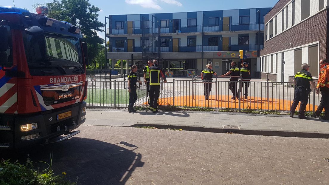 Bij een kinderdagverblijf in Assen is een gaslek ontstaan (Rechten: Persbureau Meter)