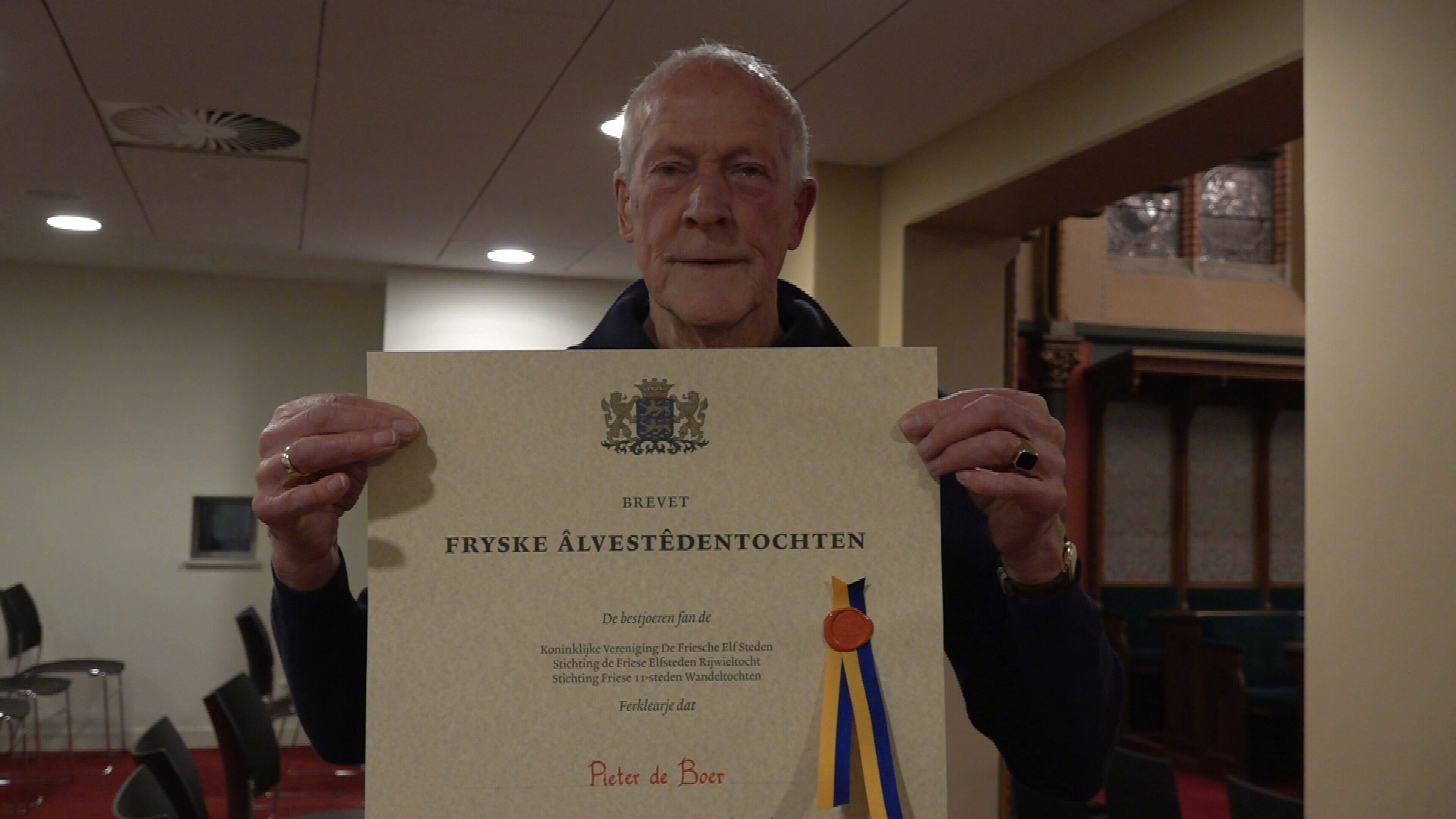 Pieter de boer mei syn brevet