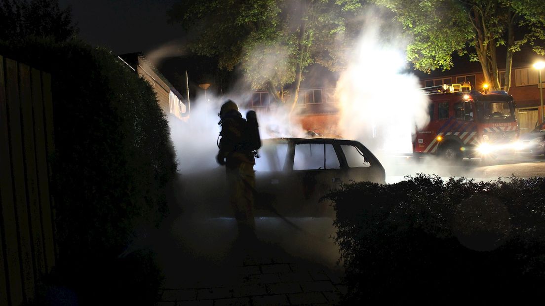 Autobrand in Hengelo