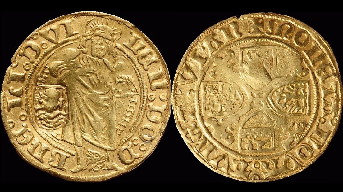 De gouden munt die Hilderik van Schaik in de buurt van Waalwijk vond