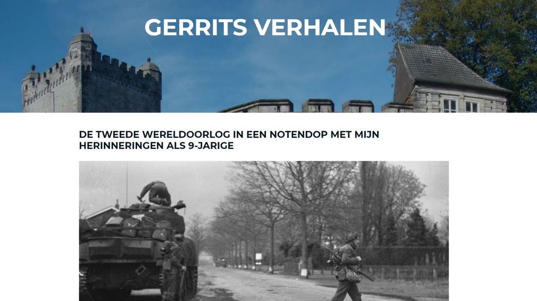 Site Gerrits Verhalen van Gerrit Scholten uit Markelo
