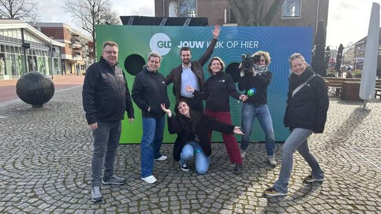 Omroep Gelderland staat vandaag op de markt in Epe!