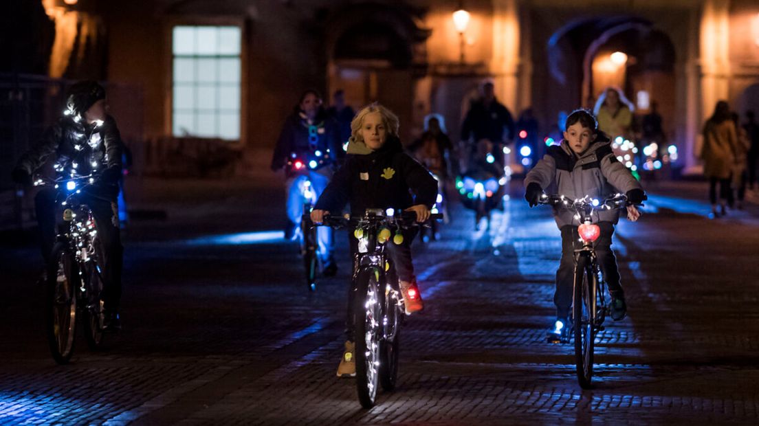 De fietslichtjesparade
