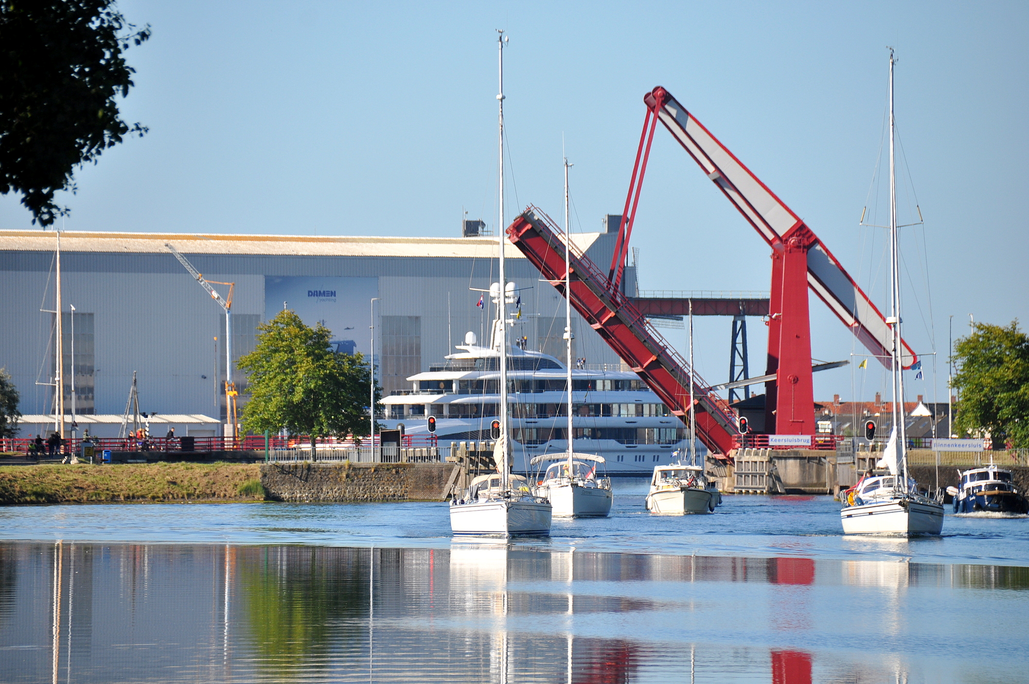 Keersluisbrug Vlissingen gaat week dicht voor werkzaamheden, ook verkeerslichten worden vervangen