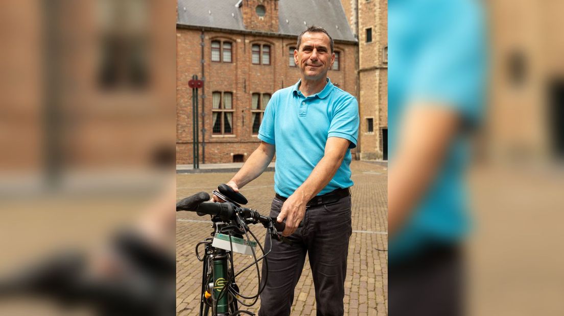 Wim Hage, initiatiefnemer project snuffelfietsen in Zeeland