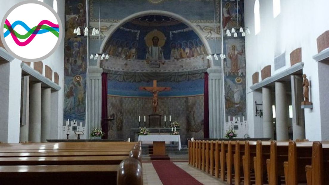 Interieur Goddelijk Hart van Jezuskerk De Horst