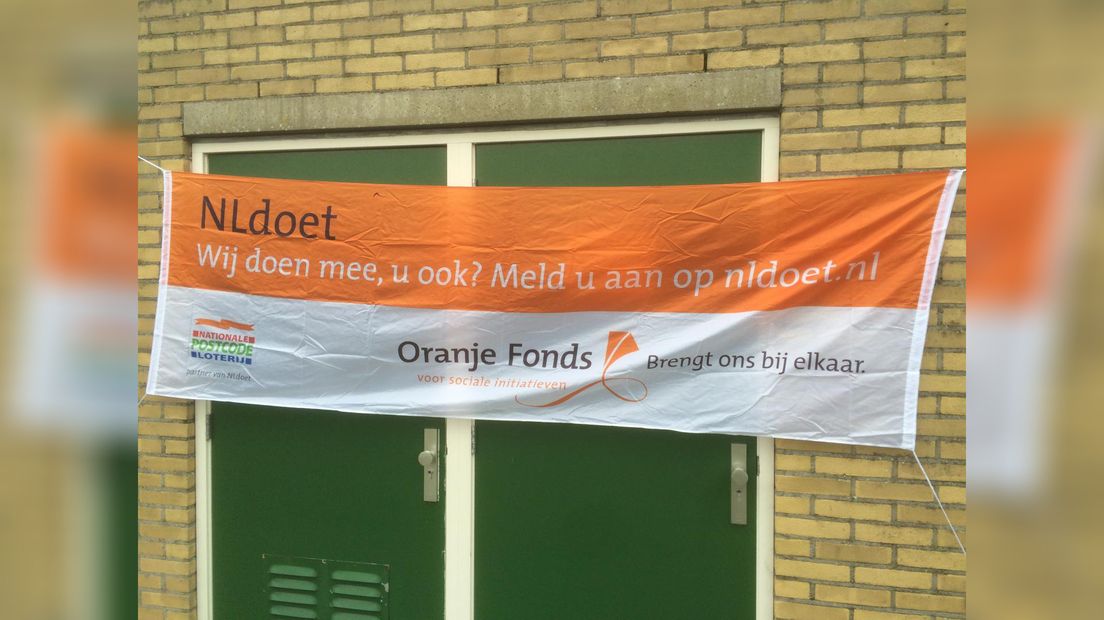 Spandoek fan NL Doek yn Frjentsjer