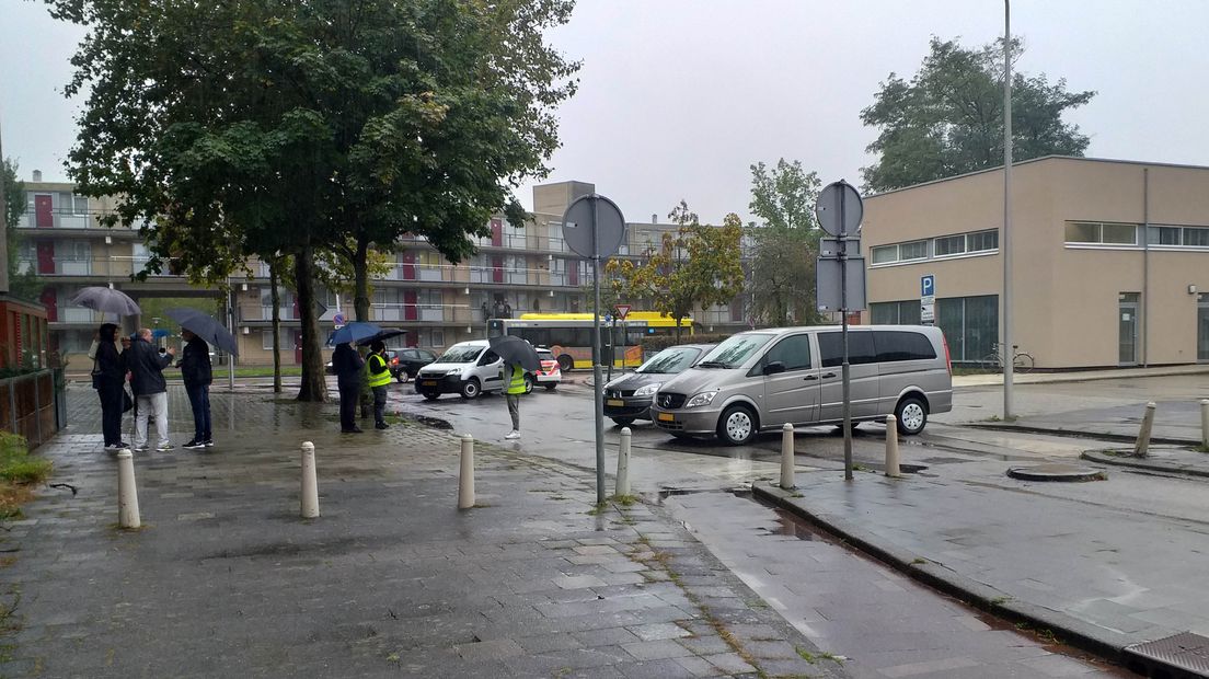 Stadsbussen konden er niet meer langs.