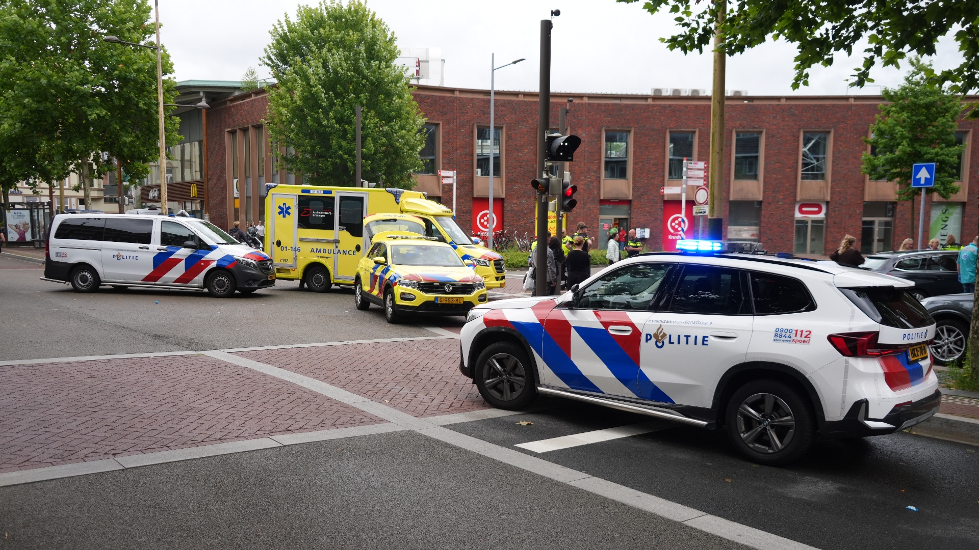 Fatbiker gewond bij aanrijding bij Westerhaven in Stad.