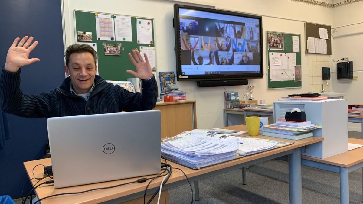 Blijheid overheerst op basisschool in Dreischor: 'Yes, we mogen weer'