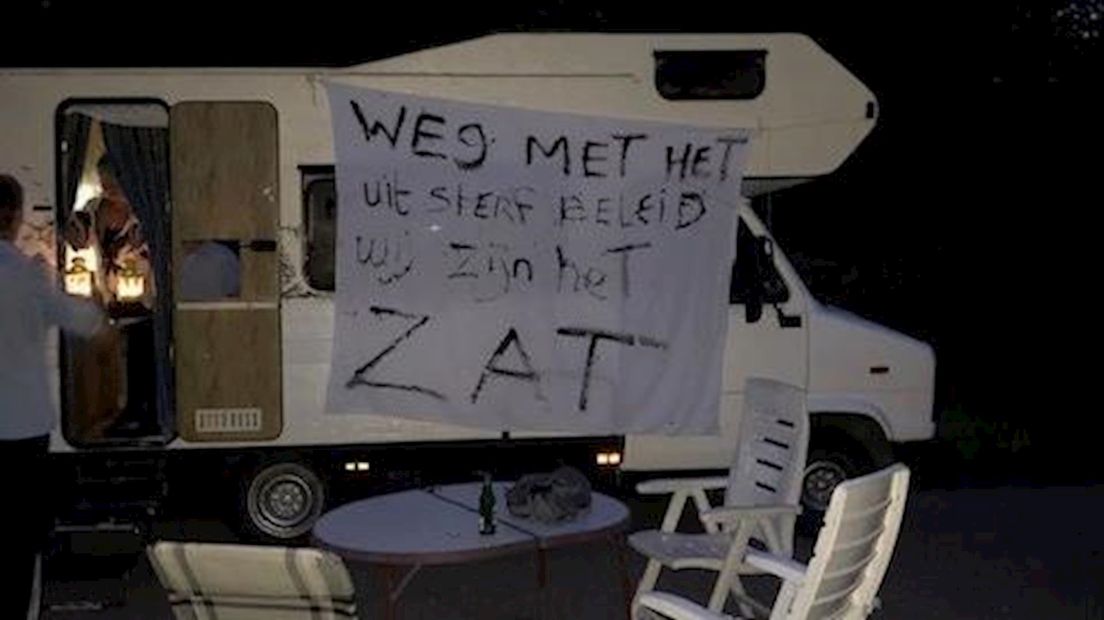 Actievoerders voor meer woonwagenplaatsen in Enschede