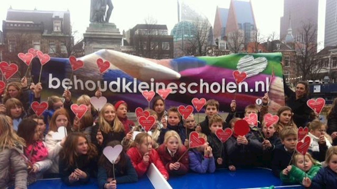 Demonstratie van leerlingen