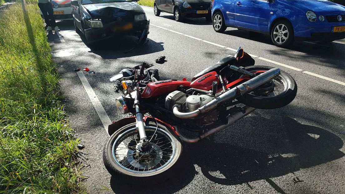 Motorrijder gewond in Enschede
