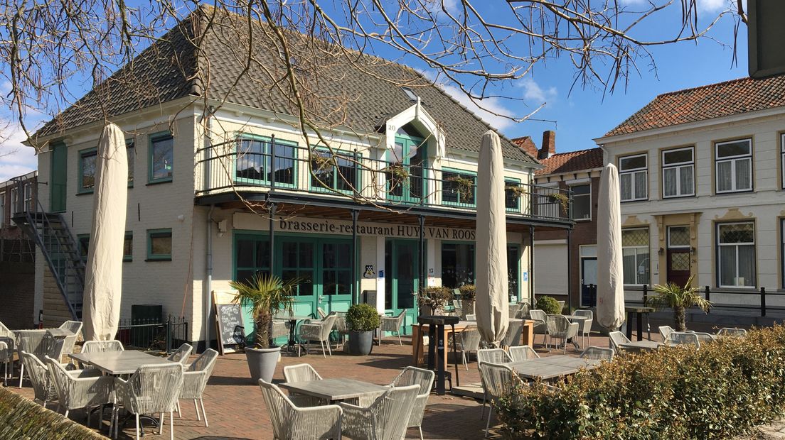 De terrassen blijven leeg in Oud-Vossemeer