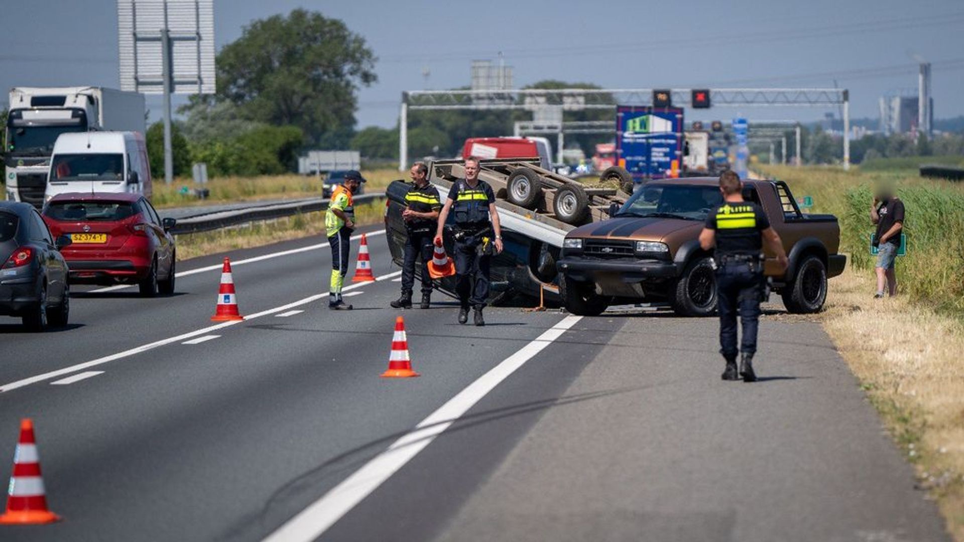 Ongeval Met Aanhanger Op A12: Anderhalf Uur Vertraging - Omroep Gelderland