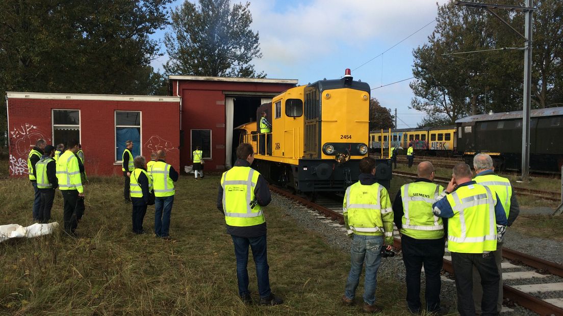 De roll out: voor het eerst naar buiten (Rechten: Serge Vinkenvleugel/RTV Drenthe)