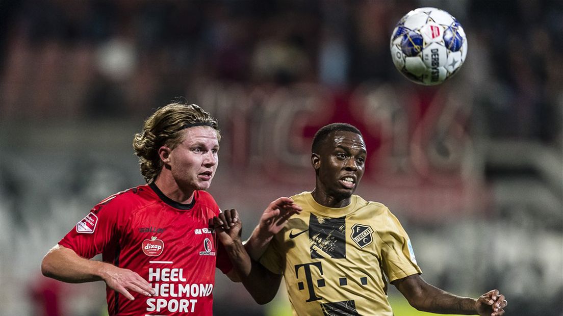 Jong FC Utrecht verloor de vorige wedstrijd van Helmond Sport
