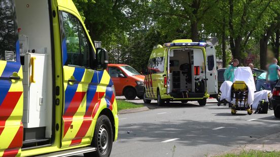 Scooterrijder gewond na schuiver in Hoogeveen