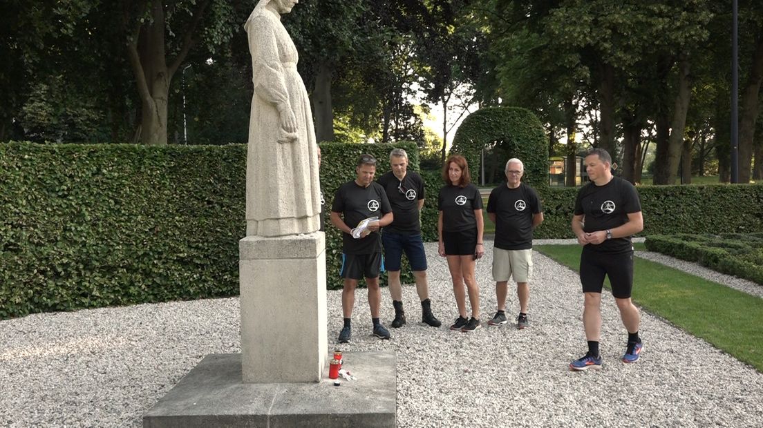 75 kilometer wandelen om evacués WOII te herdenken.