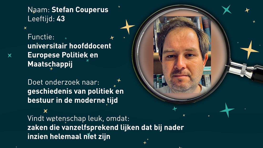 Historicus Stefan Couperus van de RUG