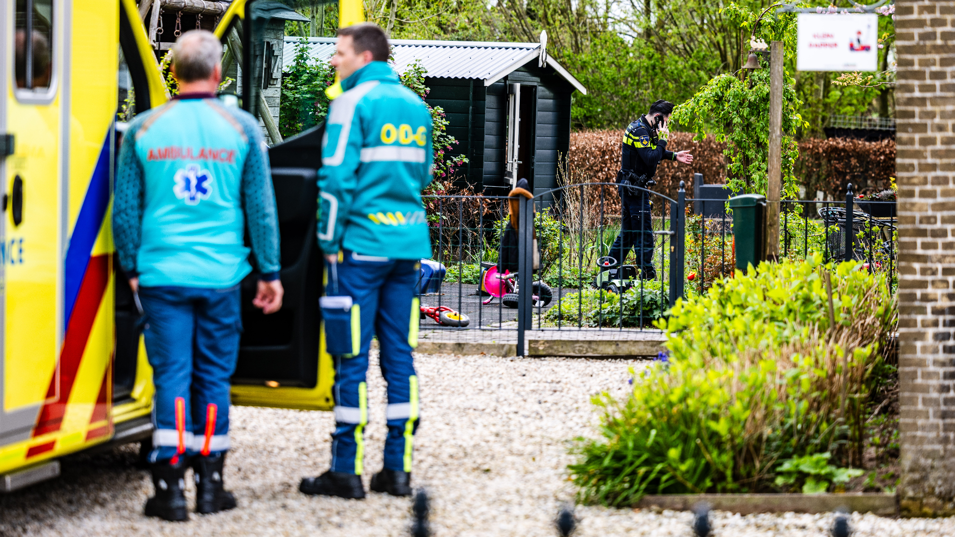 Het ongeval gebeurde vlakbij een kinderdagverblijf.