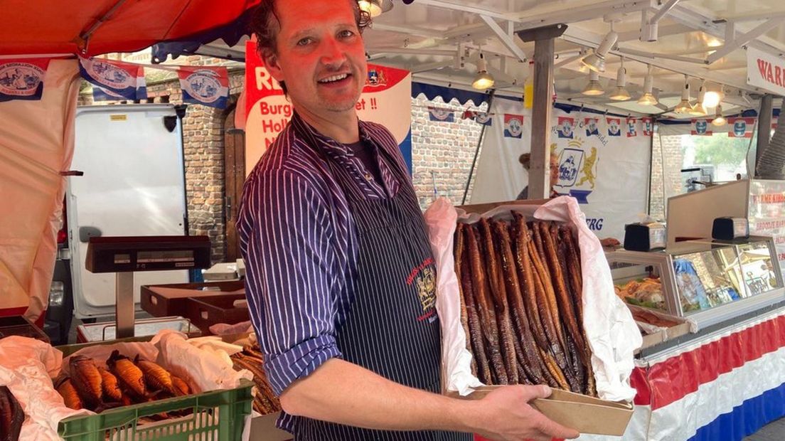 Palingroker Peter heeft de nodige hindernissen overwonnen.