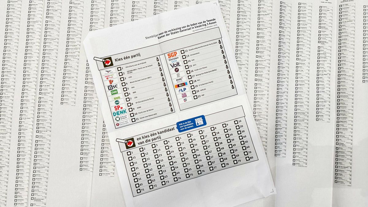 Tynaarlo voorbeeld voor Nederland: kabinet wil kleiner stembiljet