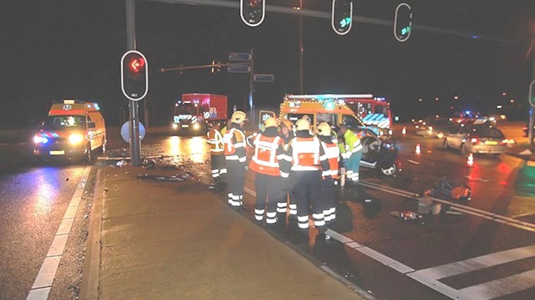 Ernstig ongeval op N348 in Deventer