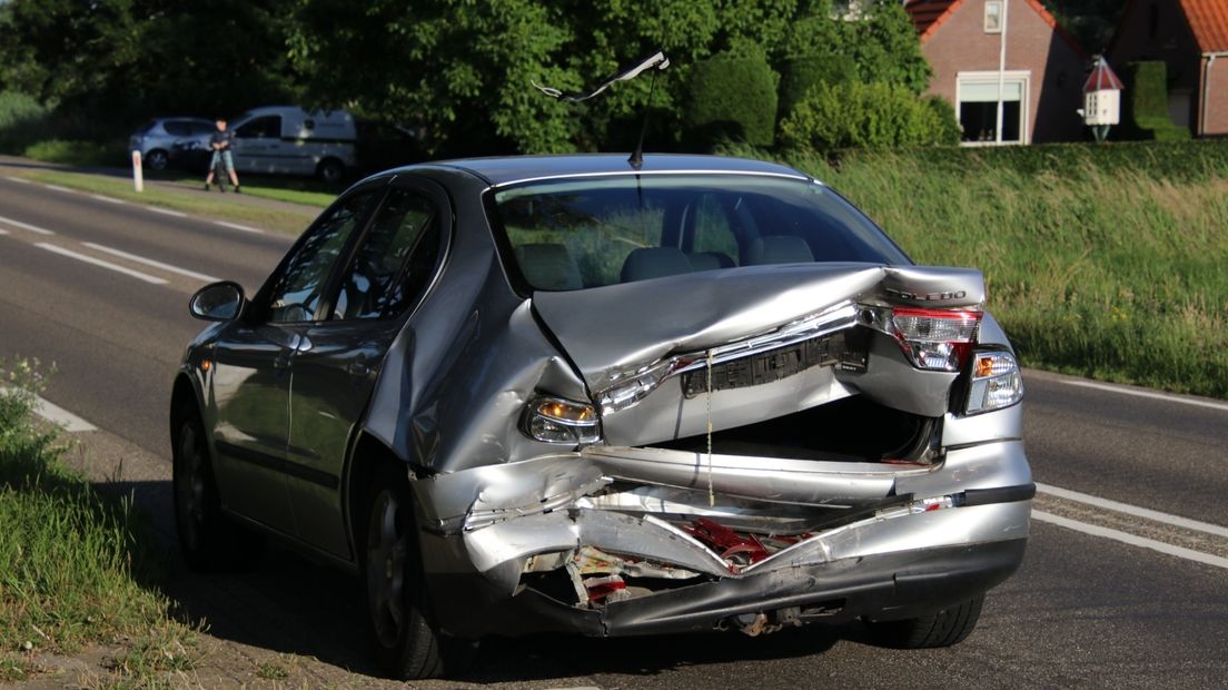 Automobilist gewond bij ongeluk Krabbendijke
