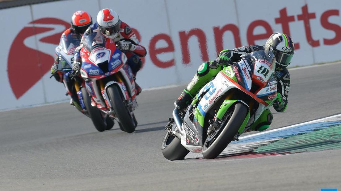 Leon Haslam wint in Assen (Rechten: Racesport.nl/Jan Timmerman)