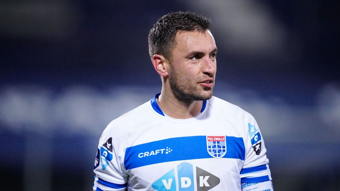 PEC-captain Van Polen had in de laatste duels met Heerenveen een hoofdrol