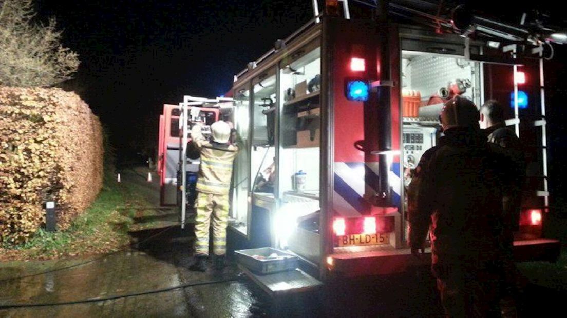 Schoorsteenbrand in Dalfsen