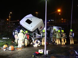 ‘Tankwagen dodelijk ongeluk ramde eerder vangrail op A16’