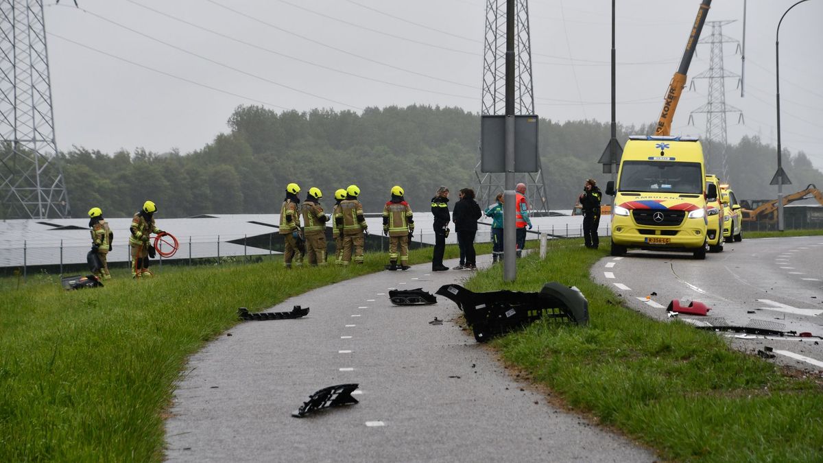 Gewonde bij ongeluk bij Nieuwdorp