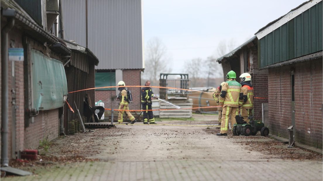 Schuurbrand in Vriezenveen