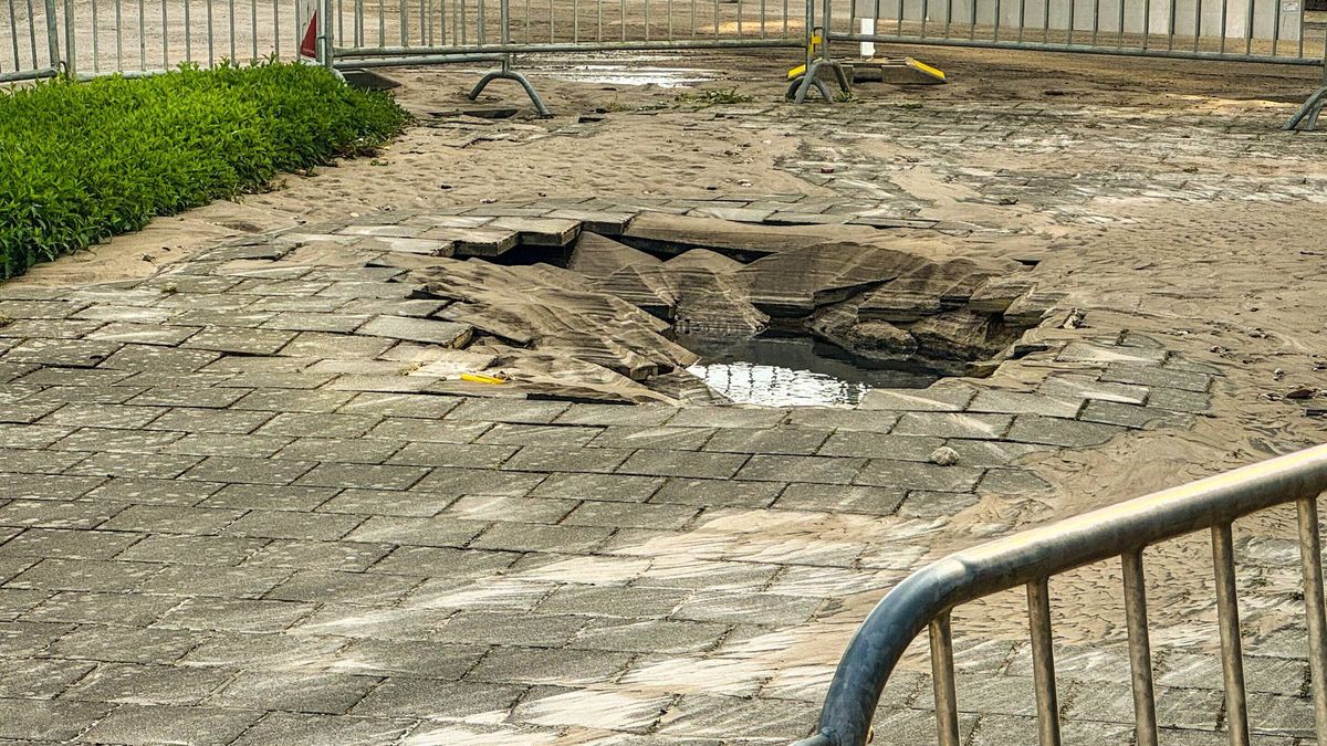 Vierde waterleidingbreuk van de dag in Apeldoorn