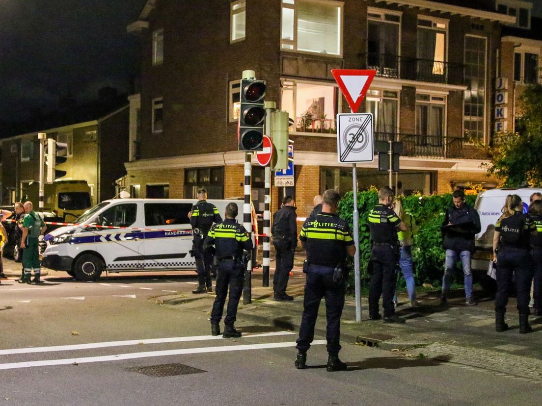 De politie doet onderzoek naar de schietpartij ter hoogte van de Toulonselaan