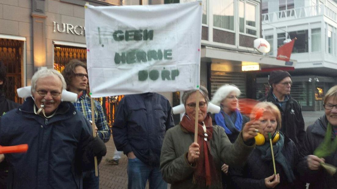 Protestactie in Enschede