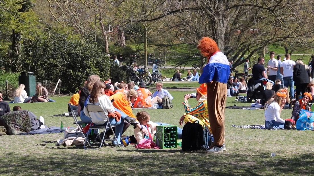 Drukte in het Noorderplantsoen