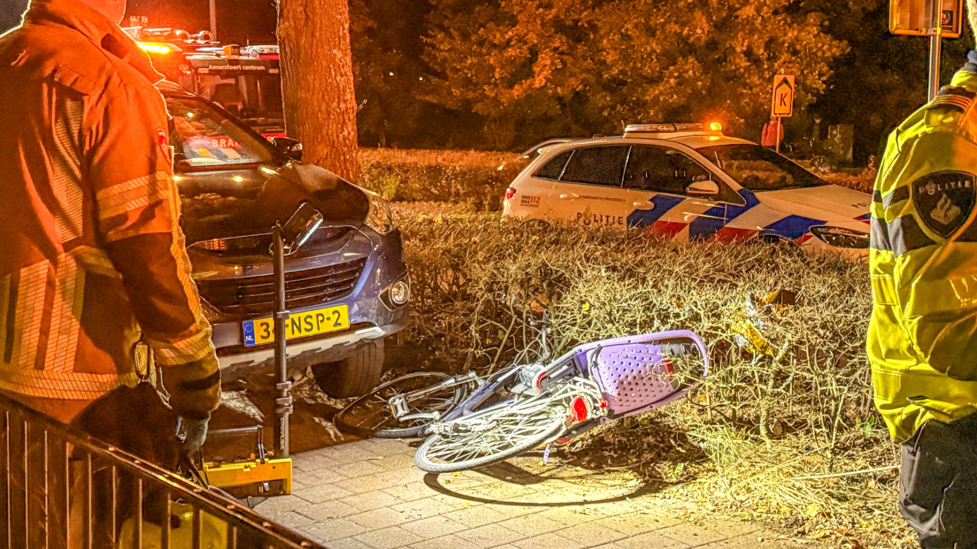 Ongeluk op de A27 richting Utrecht | Fietser aangereden op fietspad Amersfoort.