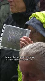 Protest bollenteelt in Diever