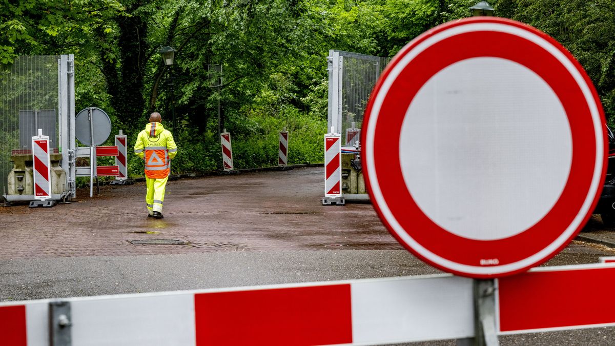 Weg afgesloten vanwege onveilige situatie