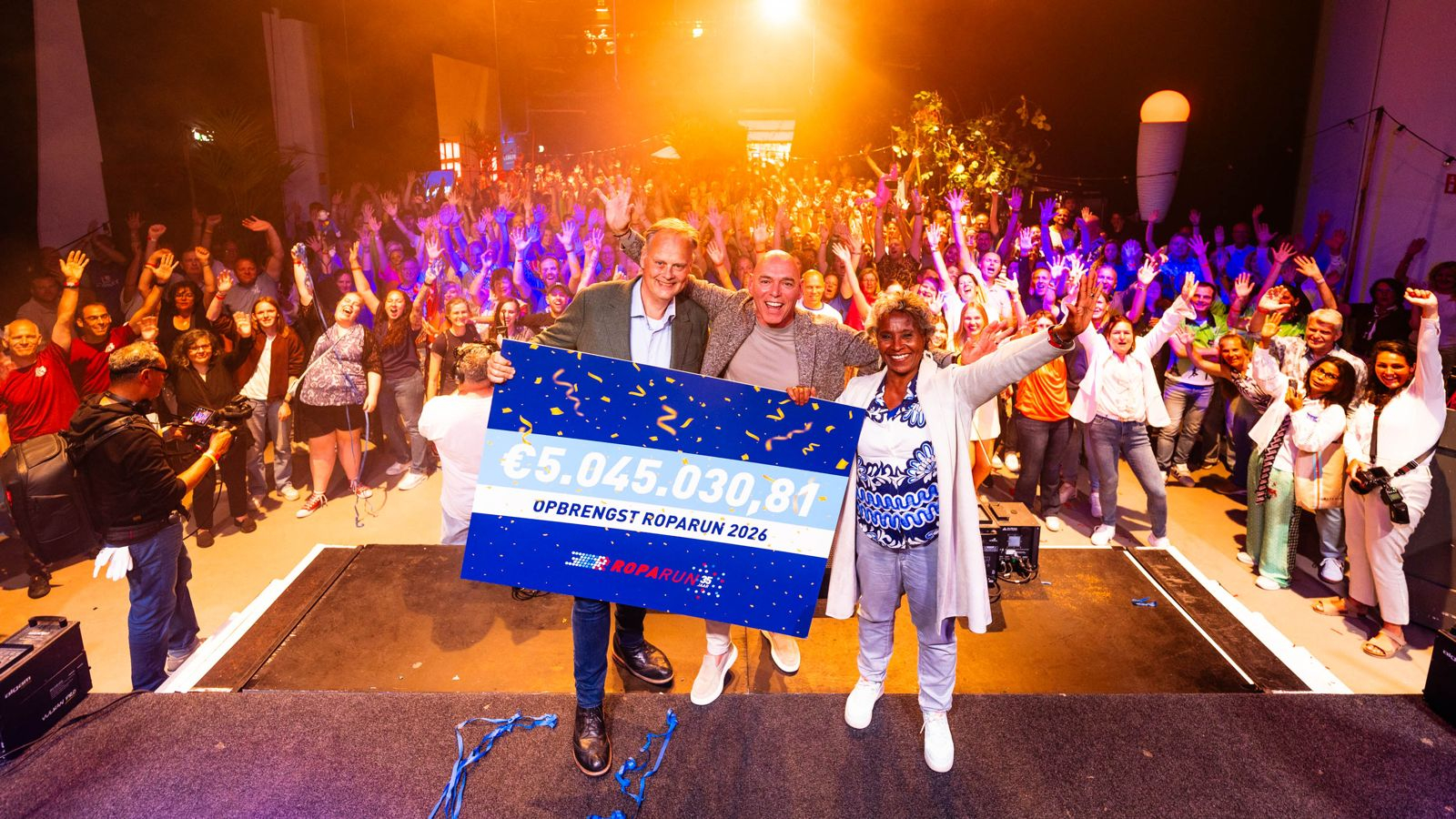 De opbrengst van de Roparun 2026.