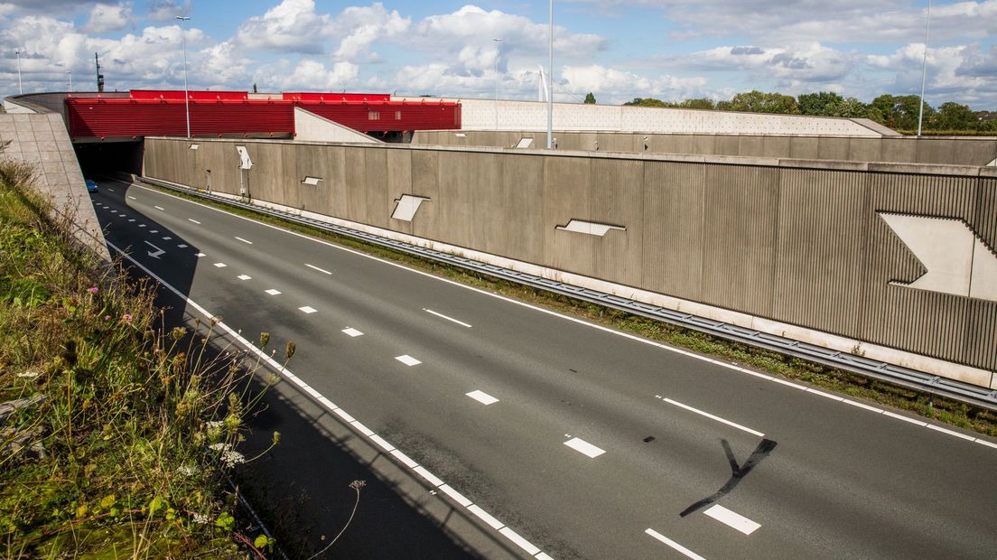 De Leidsche Rijntunnel (archieffoto)