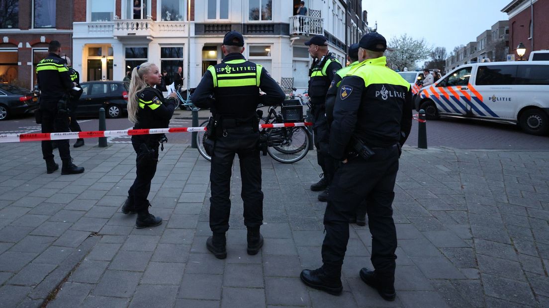 Politie na schietincident op de Haringkade