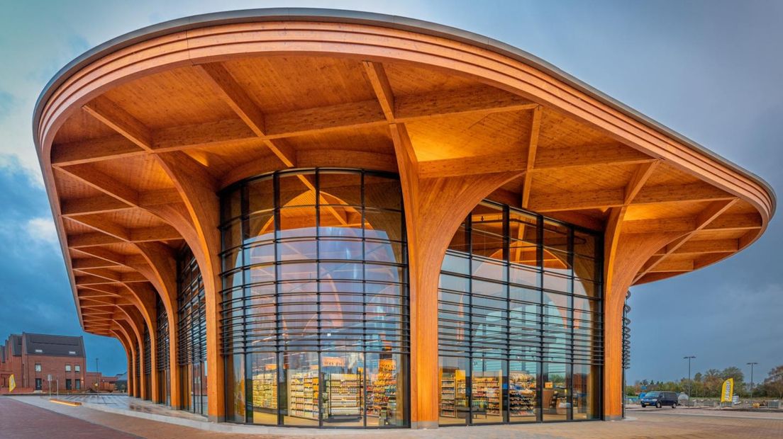 De nieuwe supermarkt in Meerstad