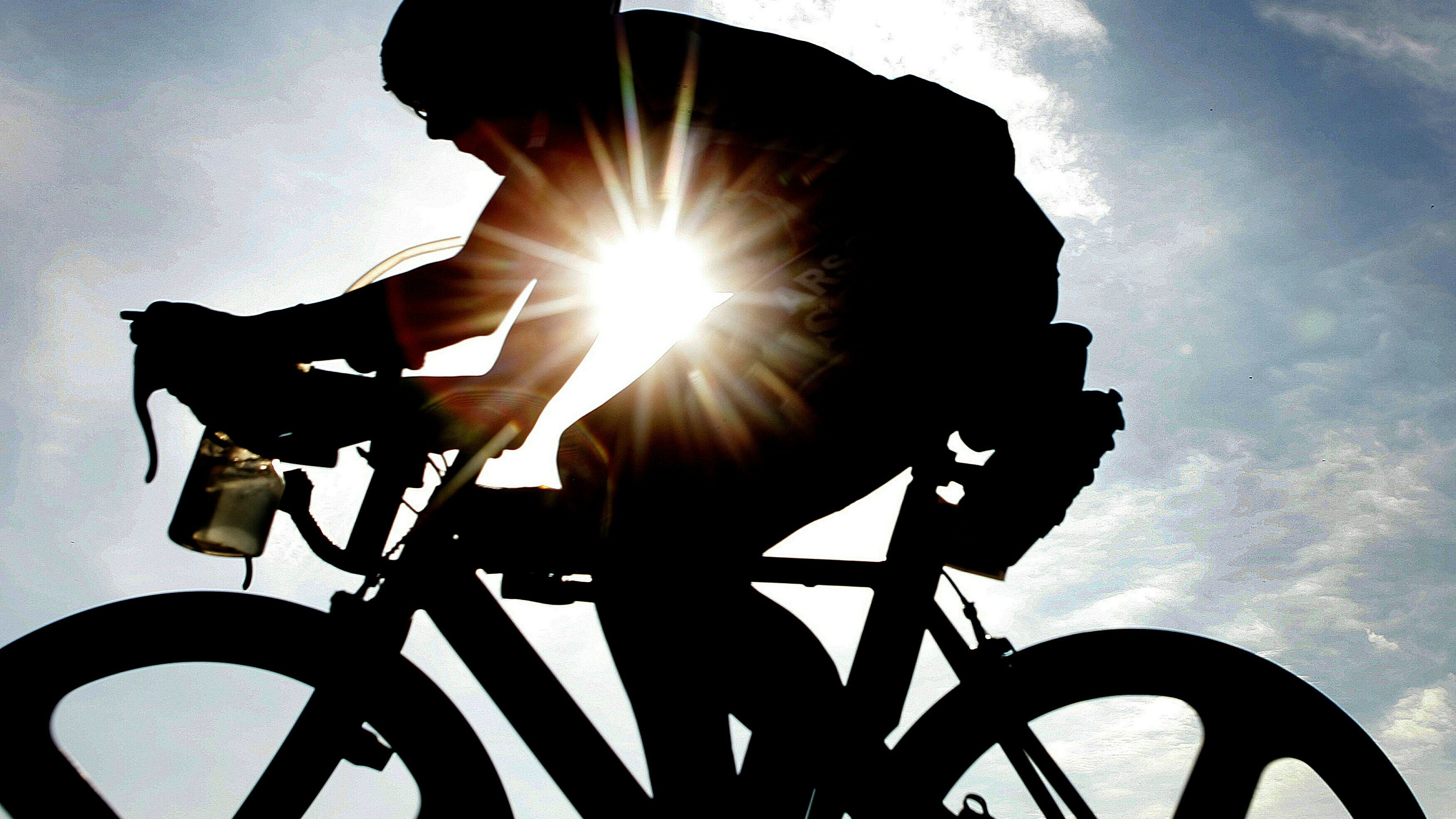 In dielnimmer oan in triatlon (net dy fan Ljouwert)